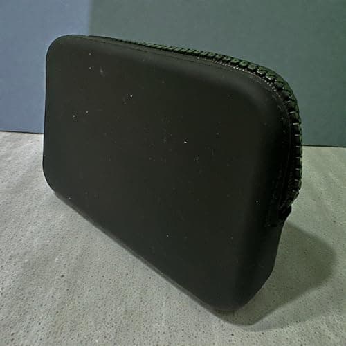 SAP Trends EVA Rubber Zip Pouch, EVA Bag Accessory, Multiple Colours (Black)