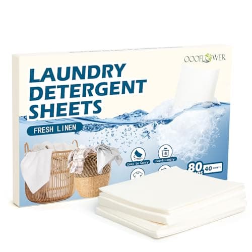 OOOFLOWER Laundry Detergent Sheets-40 Sheets