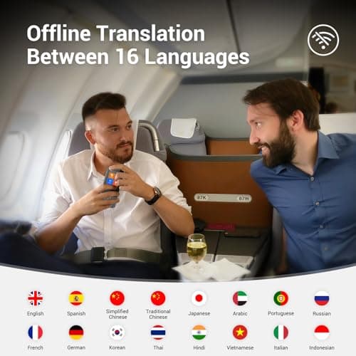 ANFIER Offline Language Voice Translator Device W09 PRO for 144 Languages and Accents Photo Translation No WiFi Internet Needed for Tavel Business — view 2