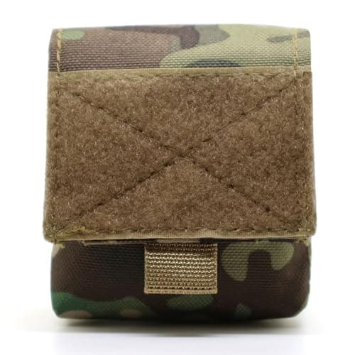 Small Camouflage MOLLE Pouch Waist Pack Bag EDC Organiser Medic Tool Bag Airsoft Military Army Utility Belt Backpack Vest Pouch Camo — view 4