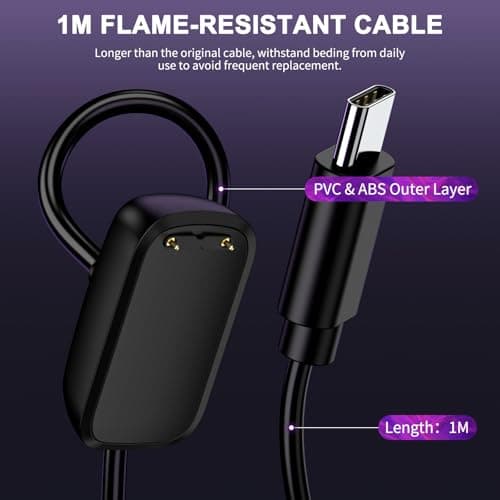 NEW POW USB C Smartwatch Charger for Fitbit Charge 5/Charge 6/Luxe, 1 Piece — view 5