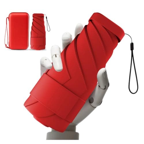 Copulan Mini Travel Umbrella, UPF 50+ Compact Fits in Purse