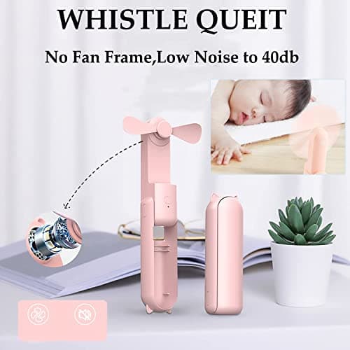 Handheld Fan Rechargeable Portable Travel Hand Fan Foldable Handheld Fan — view 6
