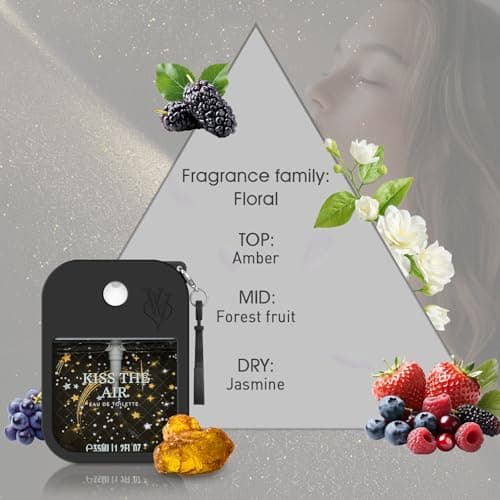 Woman Eau de Toilette,4-Pack Gift Set, Travel Size 35 ml Each,Fruity Floral Wooden Perfume with Cherry blossoms,Mandarin orange,Jasmine,Sandalwood| Fine Fragrance Mists, Birthday gift for girls — view 4