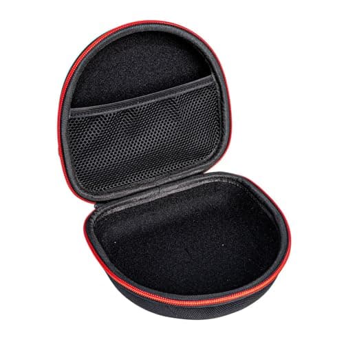 CaeorKvor Heavy Duty Headphone Travel Case Organiser Bag Design with Shock Absorbing Shell and Soft Interior Space Headphone Storage Bag — view 6