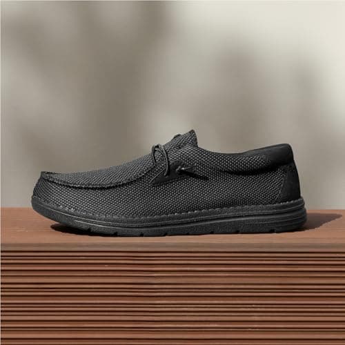 Bruno Marc Men's Slip-on Loafers Shoes,Size 10,Black,BLS211 — view 3