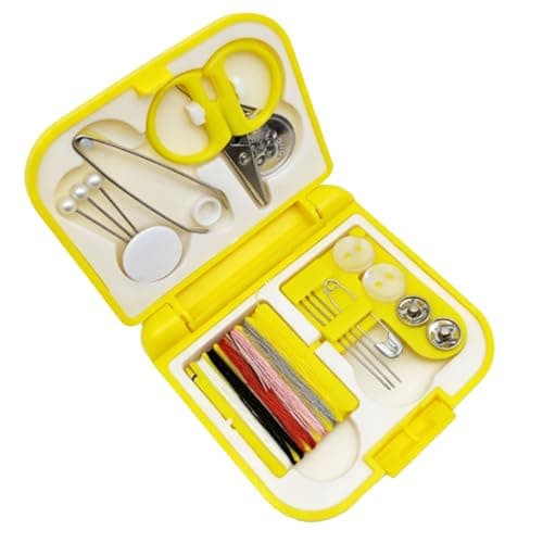 Jeffergarden Travel Sewing Kit, Portable Sewing Supplies with Plastic