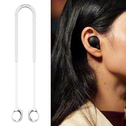 WF-1000XM4 Earphone Lanyard - Non-slip Silicone Neck Cord Strap for — view 4