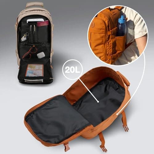 Cabin Max Ryanair Cabin Bag Underseat Hand Luggage Travel Backpack 40x20x25 — view 5