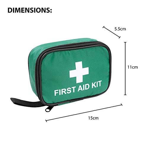 Milestone Camping 96940 Emergency First Aid Kit / Compact and Portable Home or Travel Kit / Ideal for Camping, Family Days Out and More, Red — view 3