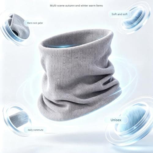 WRWIZDR Lightweight Neck Warmer for Adults, A — view 2