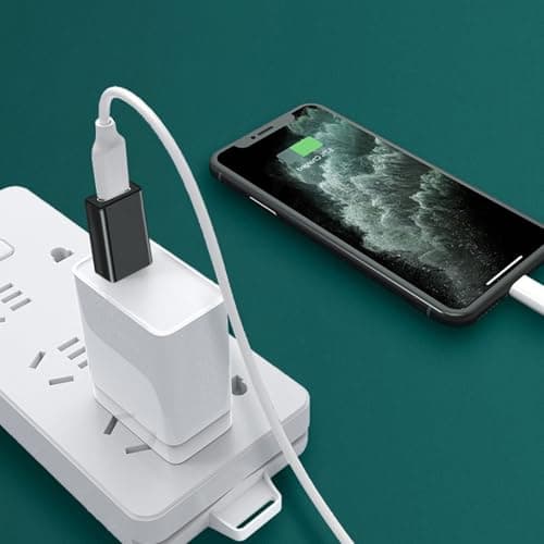 alloneslife USB a to USB C Adapter Compatible for Phone 15 16, Rose Gold — view 5