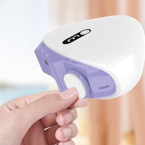 Electric Nail Clipper – Rechargeable Nails Cutter, LED Light Naile Polisher, Automatic Fingernail Grinder | Easy Grooming Kit for Kids Adults Women Men Senior Elderly Portable Travel Tool — view 4