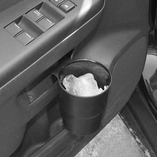 Generic Universal Car Cup Holder, Premium PP Material with Sturdy Mounting for Air Vent, Convenient Storage for Cups Phones Keys, Black Brown Beige, 10.5 X 8.5 X 7cm (Black) — view 2