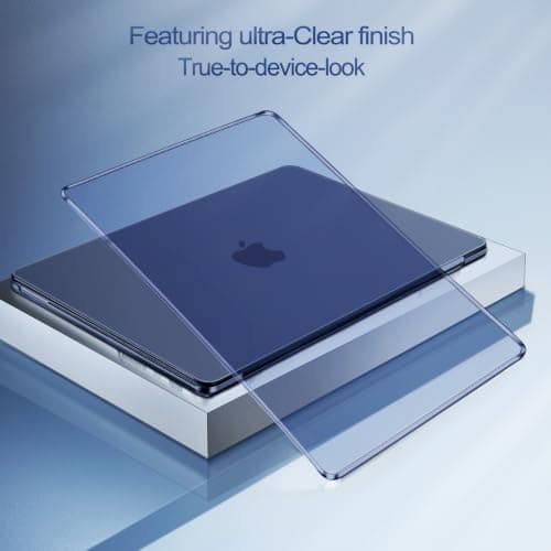 MOSISO Compatible with MacBook Neo Case 13 inch 2026, Crystal Indigo — view 3