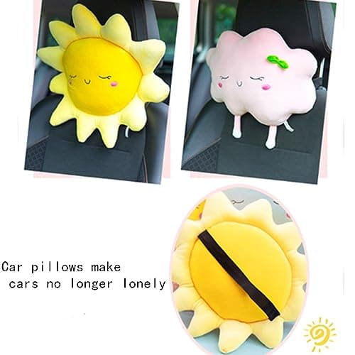 OUKEYI Soft Sun Plush Pillow, Sun Shape Chair Cushion, Car Pillow (58cm/22.8 in) — view 5