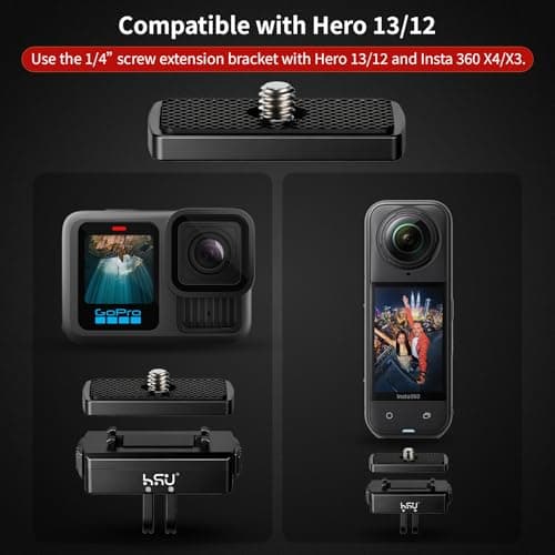 HSU Quick Release Adapter for Insta 360 Ace Pro 2 and Insta360 X5/X4/X3 — view 3