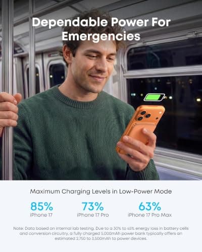 Anker Nano Magnetic Power Bank, 5,000mAh Qi2-Certified 15W Portable Charger — view 6