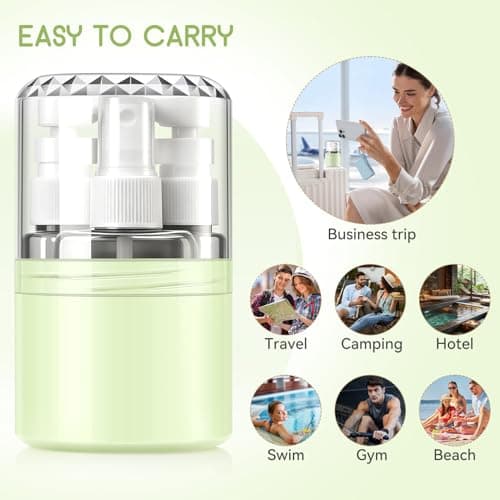 4 in 1 Travel Dispenser Bottle, Leak Proof Travel Toiletry Container — view 5