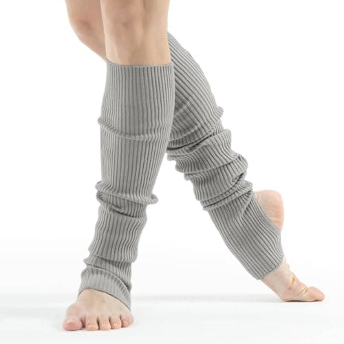 Compression Socks for Women Men Flying Flight Socks Compression Stockings Running Leg Warmers For Women Dance & Yoga | Open Toe & Heel Dance Socks | Eighty’s 80s Ribbed Party Socks | Warm Sports Socks — view 3