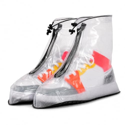 MudSavers Overshoes Trainer Rain Protectors Waterproof Shoe Protection Equestrian Horse Riding Festival Walking Cycling UK Mens Womens Water Slip Resistant Reusable (UK 6 (EU39) - UK 7 (EU40)