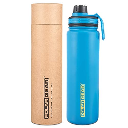 Polar Gear Insulated Water Bottle Blue 700ml Stainless Steel Double Wall