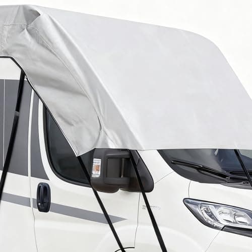 Caravan Roof Cover - 6.5M 210D Canvas Motorhome Top Cover, Waterproof UV Resistant Sunshade Roof Protector | Snowproof & Dustproof For Trailer, Camping, Travel, Outdoor Adventures, Road Trip, Winter — view 3