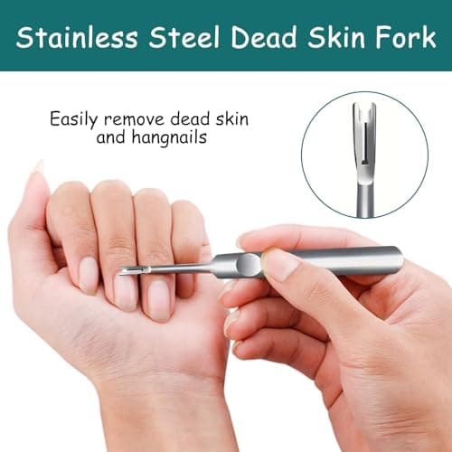 xiluuyou 10 Pcs Ingrown Toenail Tool Pedicure Tool Kit — view 5