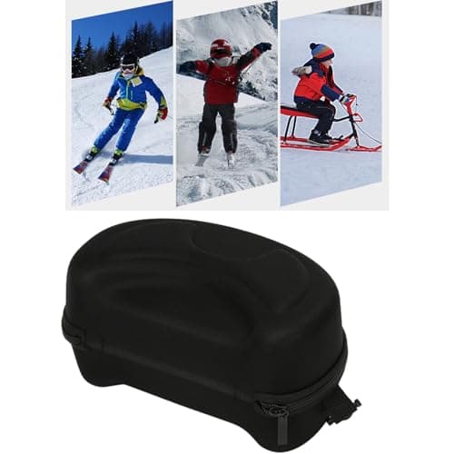 Ski And Snowboard Goggle Case With Carabiner Ski Snowboard Goggle Case Snowboard Goggle Hard Protective Carrying — view 2