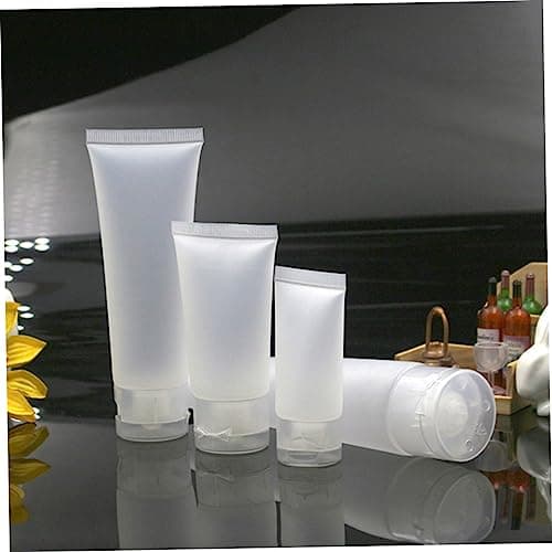 Healeved Refillable Squeeze Bottles 50ml 10 Pack White Plastic — view 2