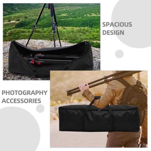 2pcs Oxford Cloth Tripod Storage Bag with Zipper, Portable Travel Case — view 5