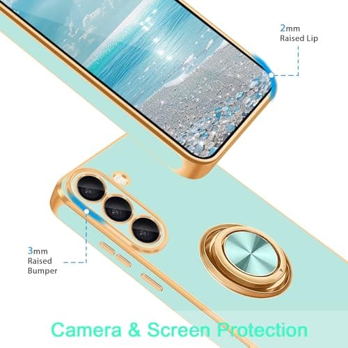 Fingic for Samsung Galaxy S26 Case 360° Rotatable Ring Holder Kickstand — view 5