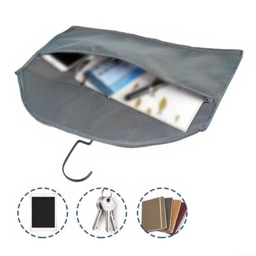 Travel Security Hanging Pouch 44x32cm Waterproof Material(Black) — view 5