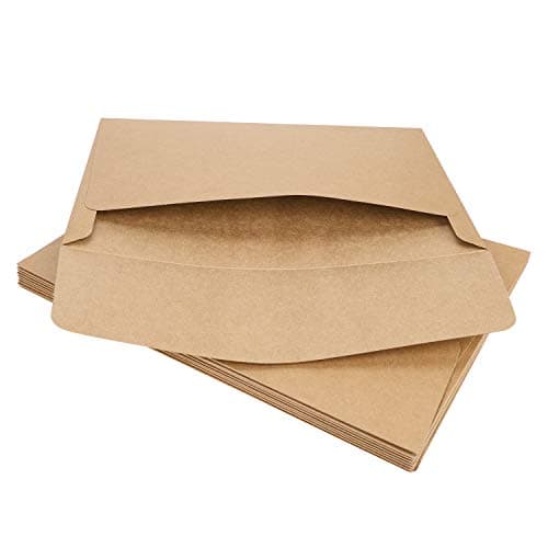 10Pcs A4 Envelope File Folder Kraft Paper Office File Wallet Thicken Document Folder Holder Foolscap File Bag Storage Pouch Project Pockets Paperwork Organizer for Office School Travel — view 4