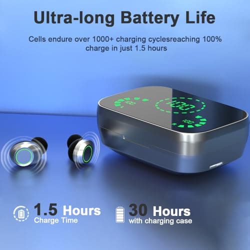 xctopest TWS AI Language Translator Earbuds Real Time, Supports 144 Languages, Earphone 3-in-1 Accents，Headphones Language Earbud Translators Bluetooth & APP for Travel, Business, and Learning（Black） — view 4