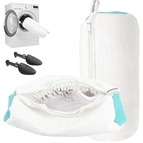 Shoe & Trainer Washing Machine Bag, Mesh Laundry Bag, Reusable 2 Pack