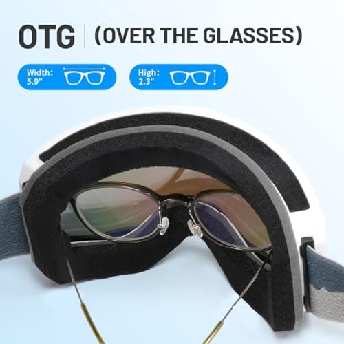 Supertrip Ski Goggles for Women Men — view 5