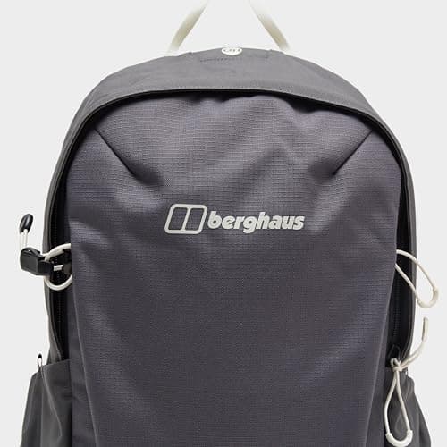 Berghaus 24/7 20L Rucksack with Laptop Sleeve & Walking Pole Holders, Hydration Compatible, Flow Technology, 45x23x22cm (Grey) — view 5
