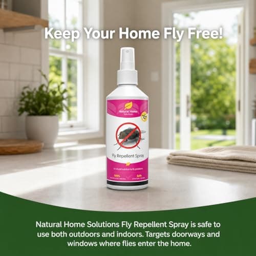 Fly Spray Indoor Use Pet Safe | Fly Repellent for House Fly & Drain Fly | Natural Fly Deterrent | Flies Spray | 250ml — view 6
