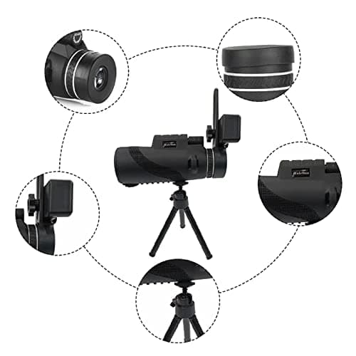 Trintion Telescope for Kids, 80x100 Portable Astronomical Telescope, HD Refractor Telescope with Tripod Astronomy Starter Scope for Adult Children — view 4