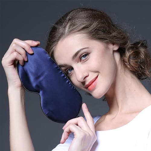 YUNYU 4 Sleep Mask, Adjustable Strap Sleeping Mask, Blackout Sleep Eye Masks for Both Men Women, Ideal Night Rest, Relaxation Meditation, nap Travel Gift. — view 5