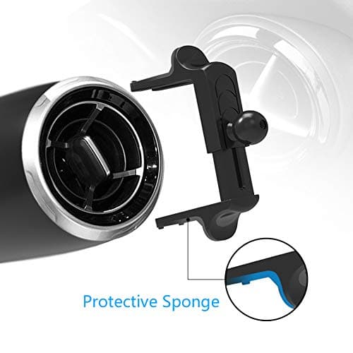 FIEMACH Mobile Phone Holder for Round Ventilations, for Mercedes-Benz Mobile Phone Holder A/B/C/E/S-Class, Mini Cooper, Audi TT, Suitable for All Circular Air Vents — view 4