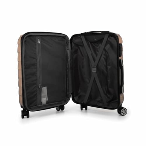 53X38X22CM Cabin Suitcase, Beige — view 6
