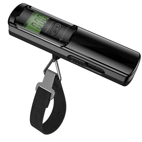 MYCARBON Luggage Scale Battery-Free, Electronic Portable Digital Weight Scale 110lb/50kg With Tare Function Lightweigh for Travel Suitcase Weigher