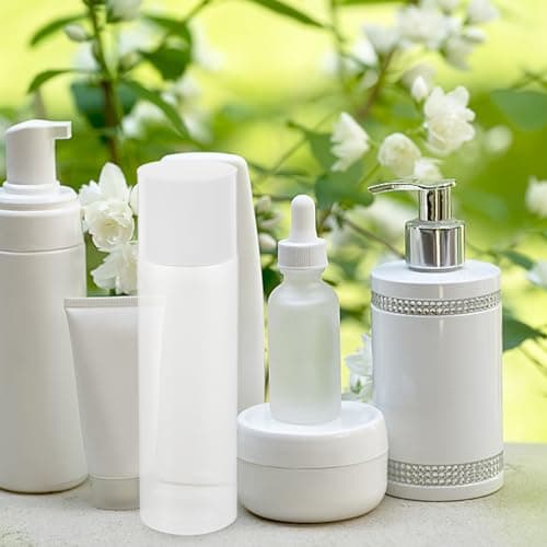 SWETRACE 3pcs Refillable Cosmetic Containers 150ml Pet Lotion Bottles Easy to Clean Travel Size Liquid Dispenser Bottles for Moisturiser Storage — view 5