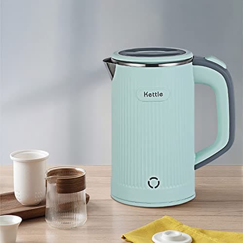 0.8L Electric Kettles Low Wattage Kettle Travel Kettle Electric 600W Fast Boil Mini Small Kettles Portable Energy Efficient Kettles with Auto Shut-Off and Boil-Dry Protection (Green) — view 6