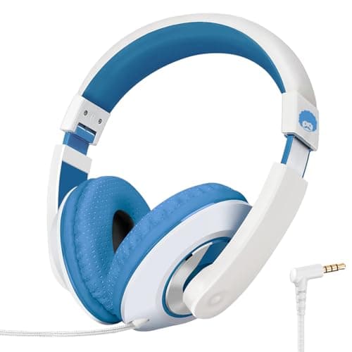 Rockpapa Comfort Foldable Kids Headphones Wired for School/Travel