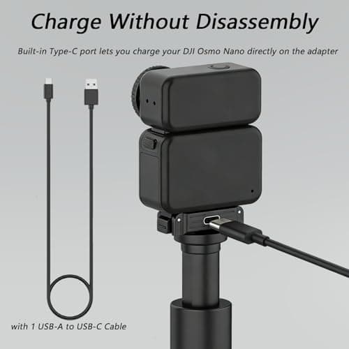 BLIKEJIN Charging Quick Release Adapter for DJI Osmo Nano — view 5
