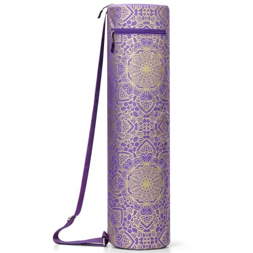 Gonex Yoga Mat Bag, Full-Zip Mat Carrier, Royal Purple