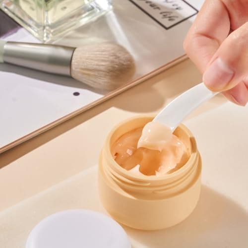 Silicone Travel Pots, Containers for Toiletries with Spatulas Tool and Clear Bag, TSA Approved Cream Jars, Leak-proof Travel Essentials for Cosmetic 40ml /(4 Pack) — view 2